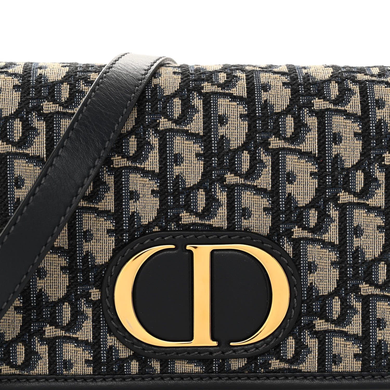 Christian Dior Oblique 30 Montaigne 2-In-1 Pouch Blue 7 of 10