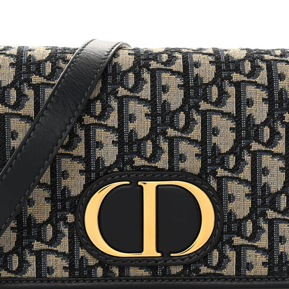 Christian Dior Oblique 30 Montaigne 2-In-1 Pouch Blue 7 of 10