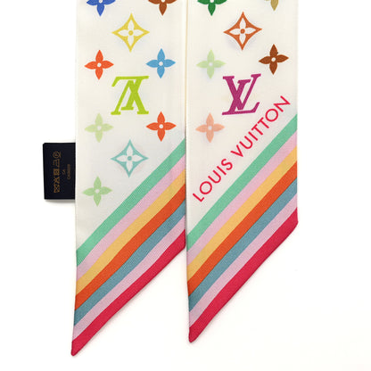 Louis Vuitton LV X TM Silk Monogram Multicolor BB Bandeau White 2 of 3