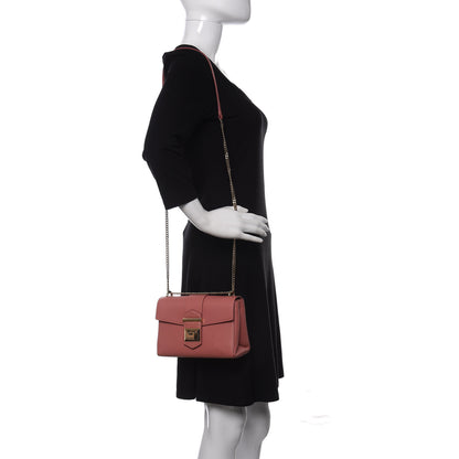 Jimmy Choo Grainy Calfskin XB Marianne Shoulder Bag Rosewood 2 of 9