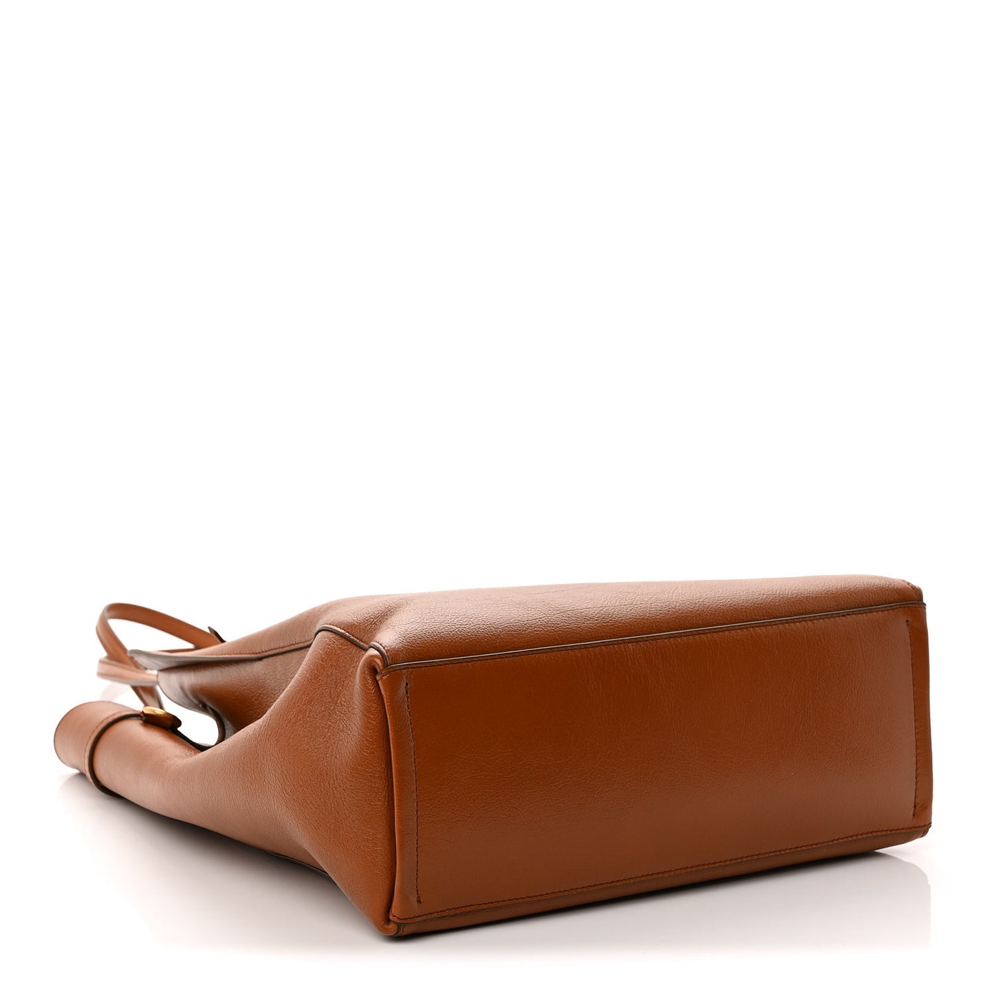 Tumbled Buffalo Voyou Medium North South Tote Soft Tan