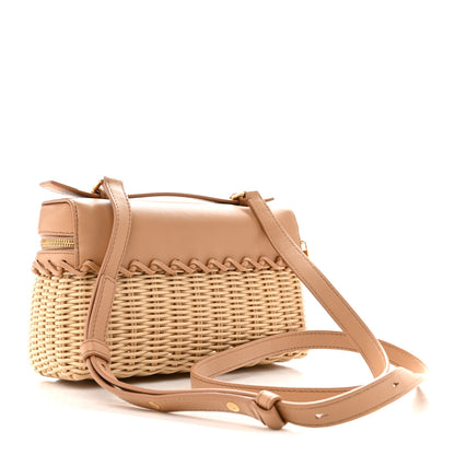 Loro Piana Wicker Calfskin L19 Extra Pocket Pouch Natural 3 of 9