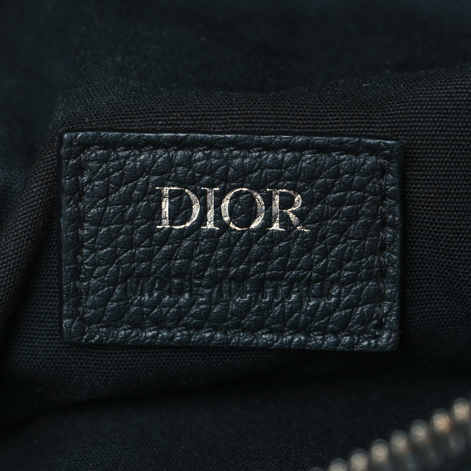 Christian Dior Oblique Mens Saddle Bag Blue 5 of 10