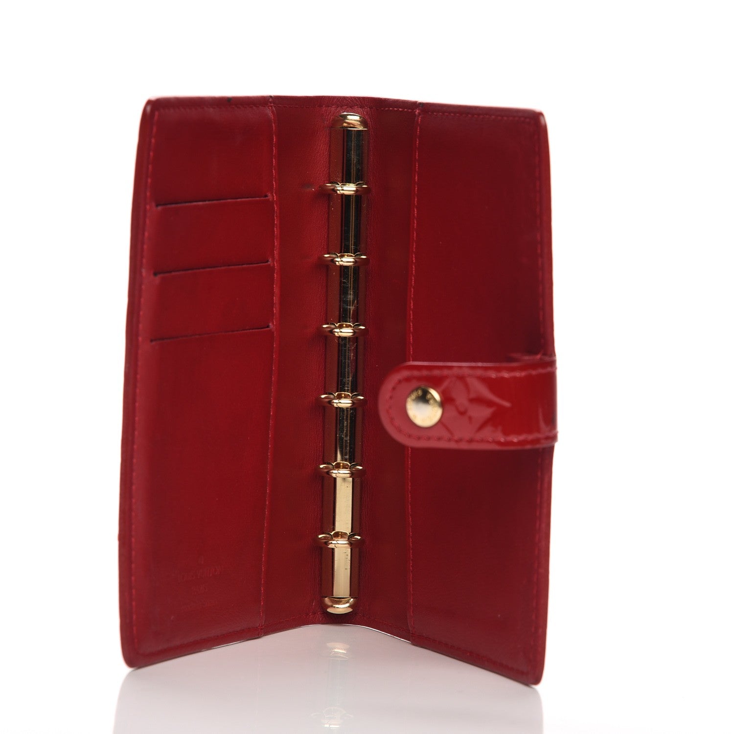 Louis Vuitton Vernis Small Ring Agenda Cover Pomme D'Amour 4 of 8