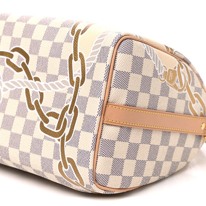 Louis Vuitton Damier Azur Nautical Speedy Bandouliere 25 9 of 9