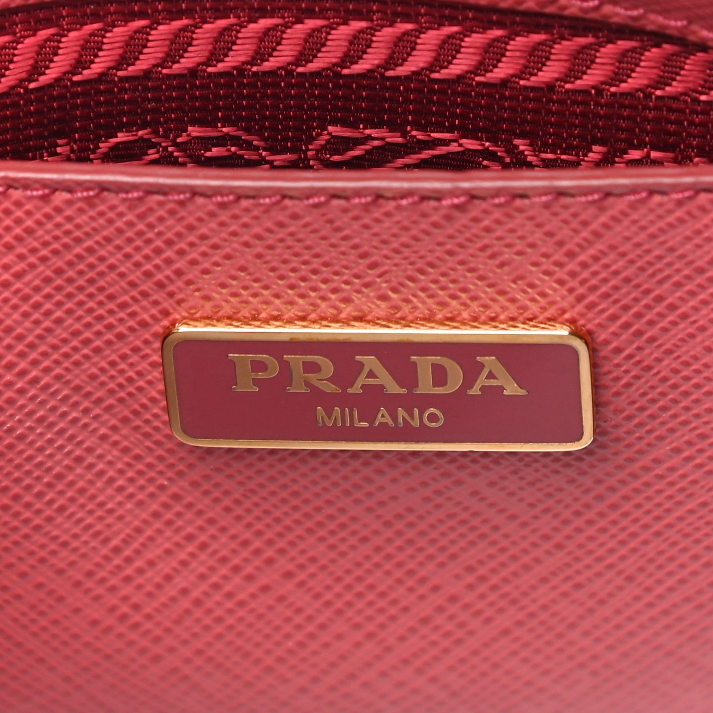Saffiano Lux Mini Promenade Tote Peonia