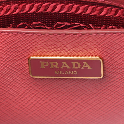 Prada Saffiano Lux Mini Promenade Tote Peonia 6 of 10