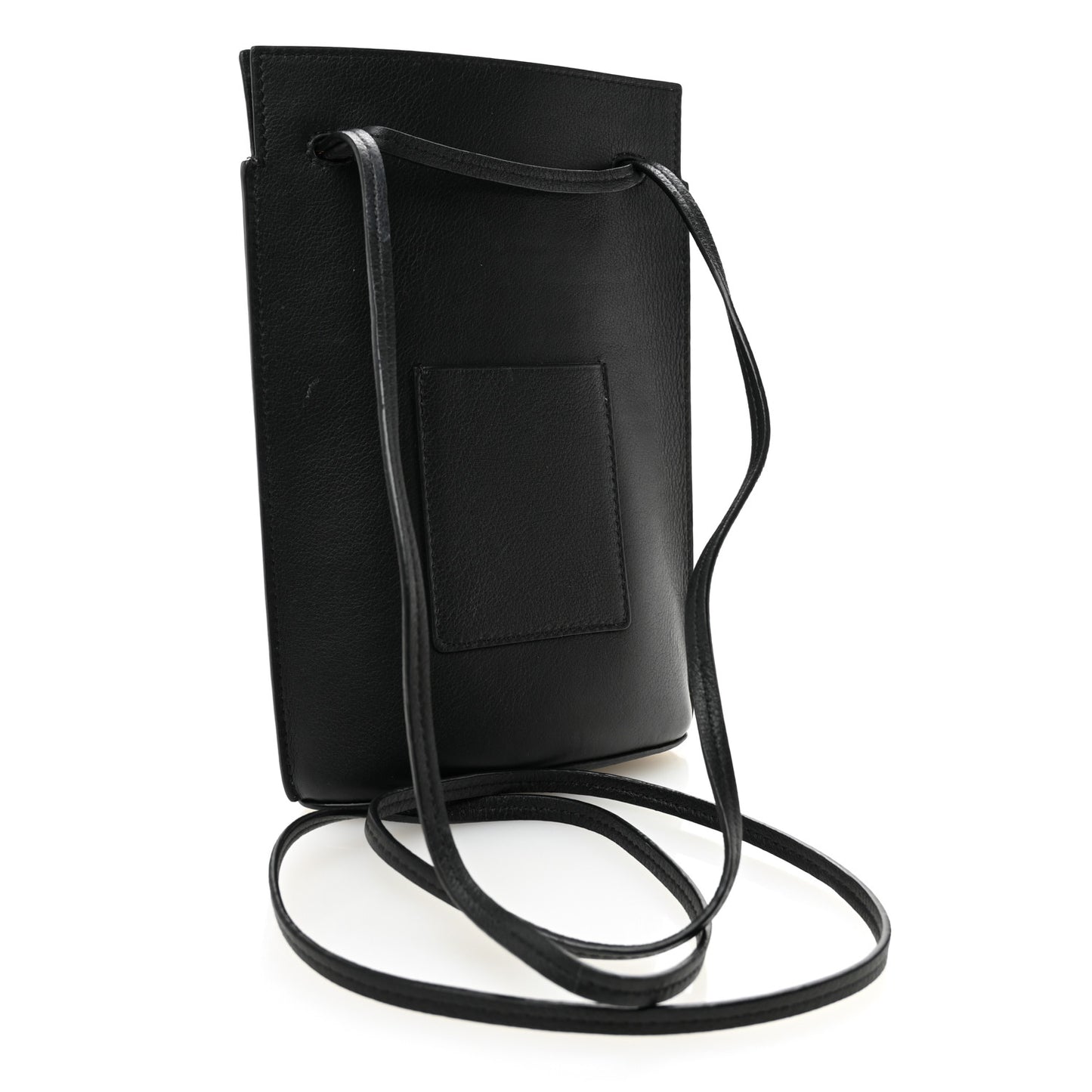 Smooth Calfskin Dice Pocket Black