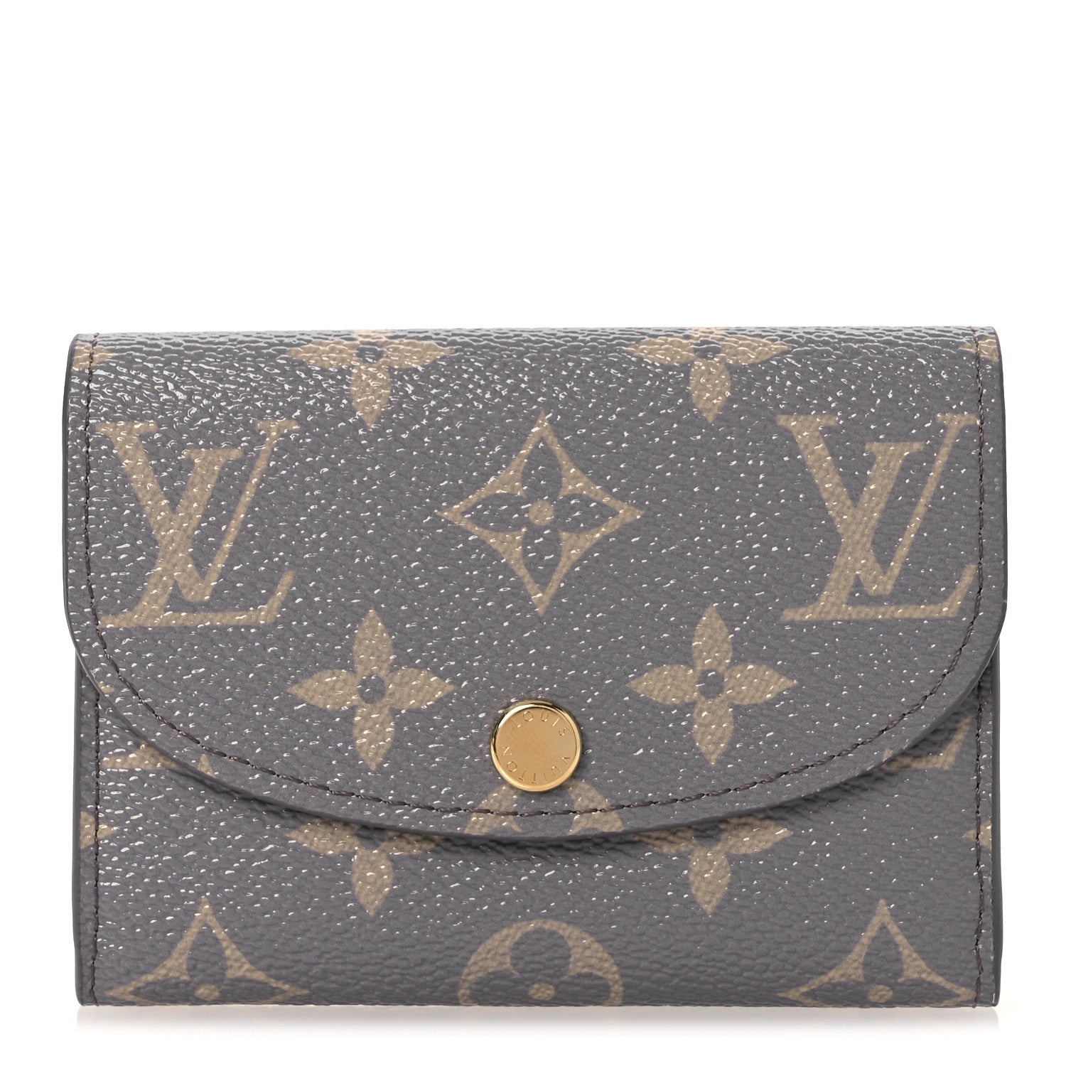 Louis Vuitton Monogram Rosalie Coin Purse Trianon Gray 1 of 6