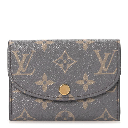 Louis Vuitton Monogram Rosalie Coin Purse Trianon Gray 1 of 6