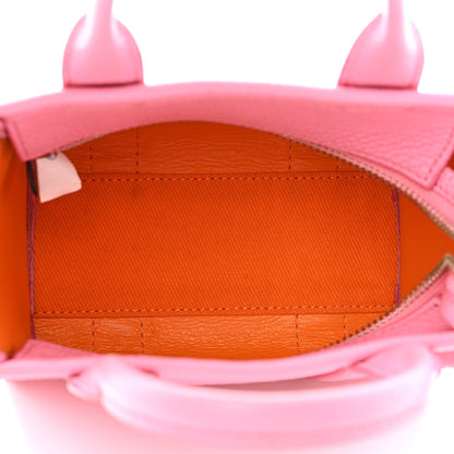 Marc Jacobs Grained Calfskin Mini The Tote Bag Candy Pink 5 of 11