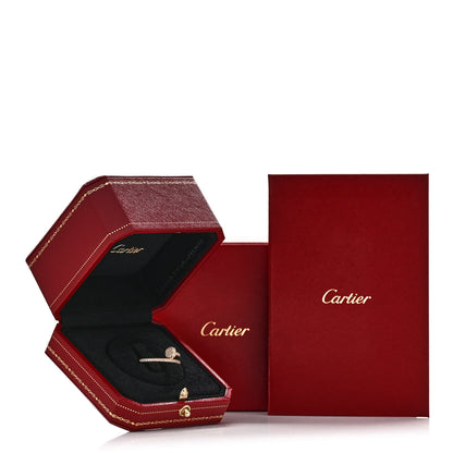 Cartier 18K Yellow Gold Diamond Juste Un Clou Paved Ring 52 6 6 of 6