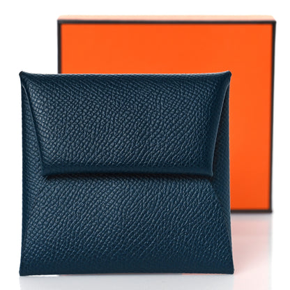 Hermes Epsom Bastia Coin Purse Bleu Indigo 9 of 9