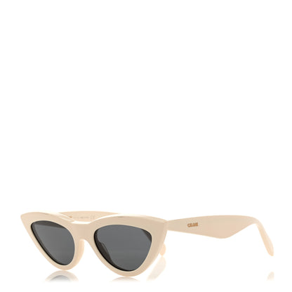 Celine Acetate Cat Eye Sunglasses CL40019I Ivory 1 of 9