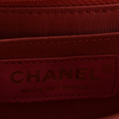 Chanel Calfskin Chevron Quilted Mini Statement Flap Pink 6 of 12