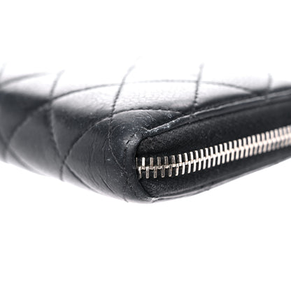 Chanel Caviar Quilted Medium Zip Around Wallet Black 10 of 25