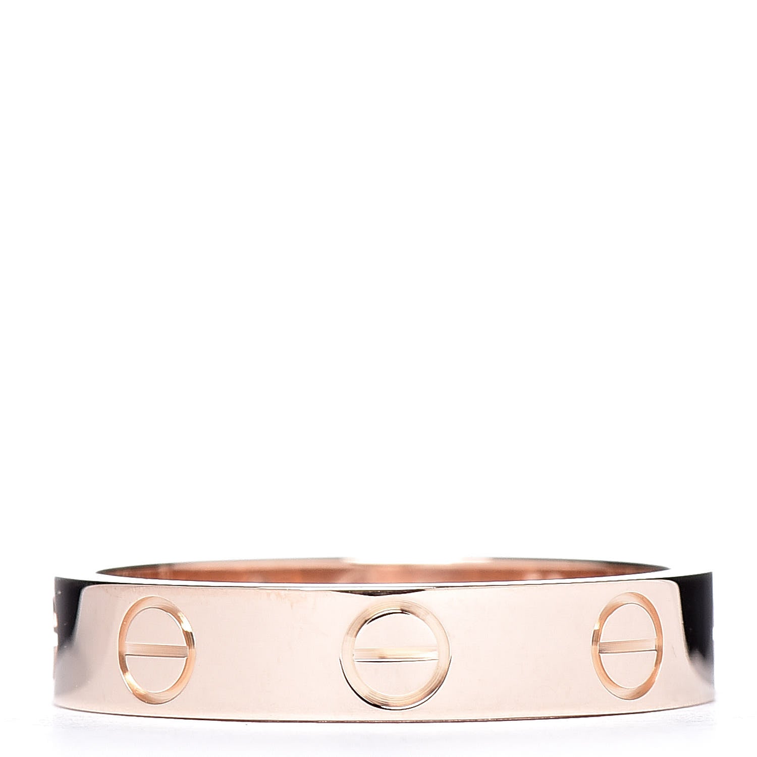 Cartier 18K Pink Gold 3.5mm LOVE Wedding Band Ring 50 5.25 3 of 5