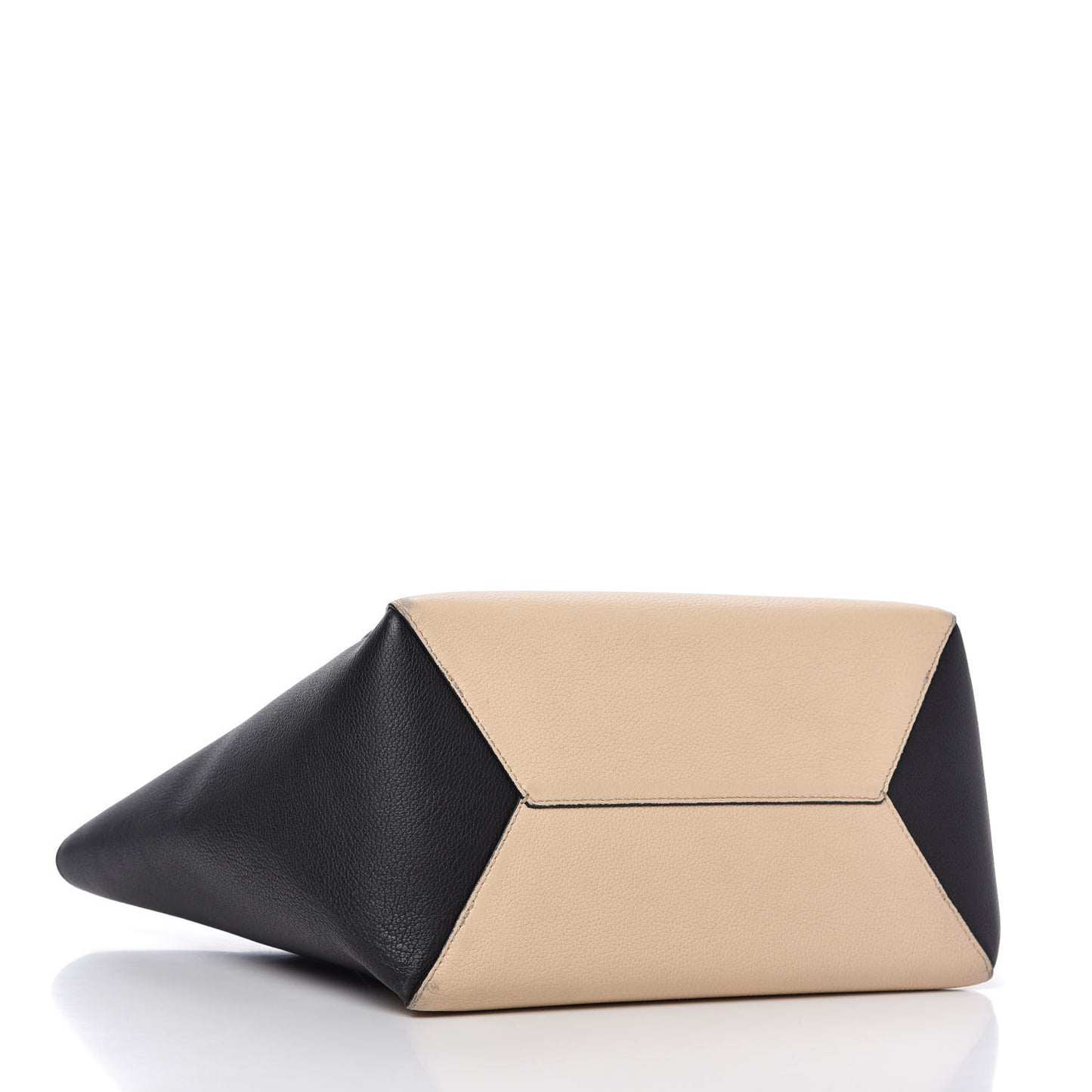 Calfskin Lockme Cabas Vanille Black