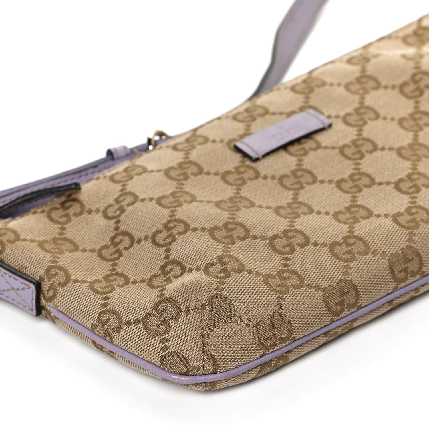 Gucci Monogram Pretty Boat Pochette Lilac 12 of 13