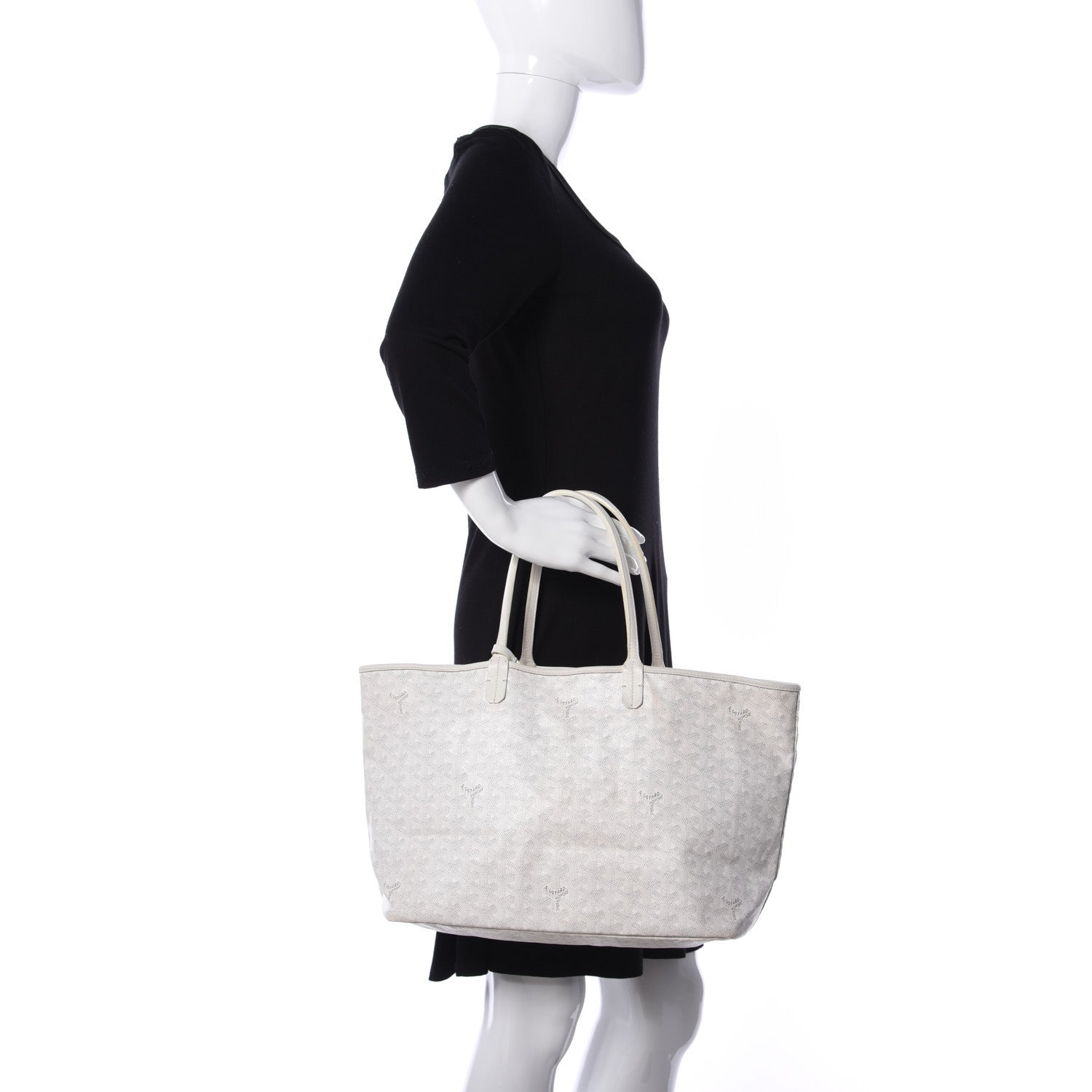 Goyard Goyardine Saint Louis PM White 2 of 19