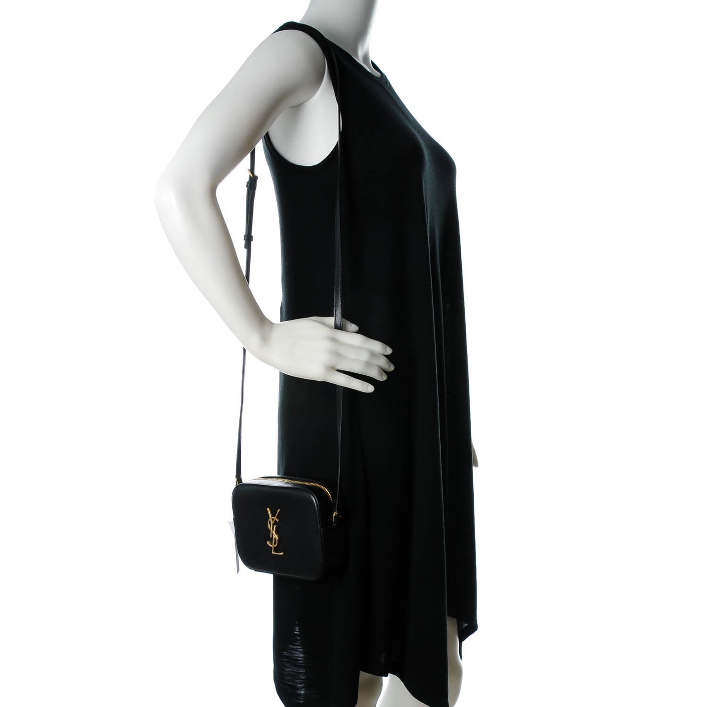 Grain De Poudre Small Classic Monogram Camera Bag Black