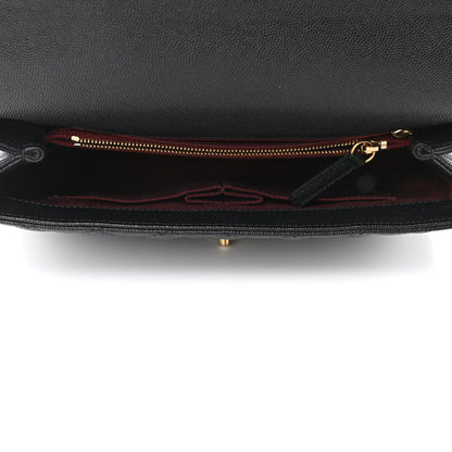 Chanel Caviar Quilted Small Coco Handle Flap Black 4 of 4