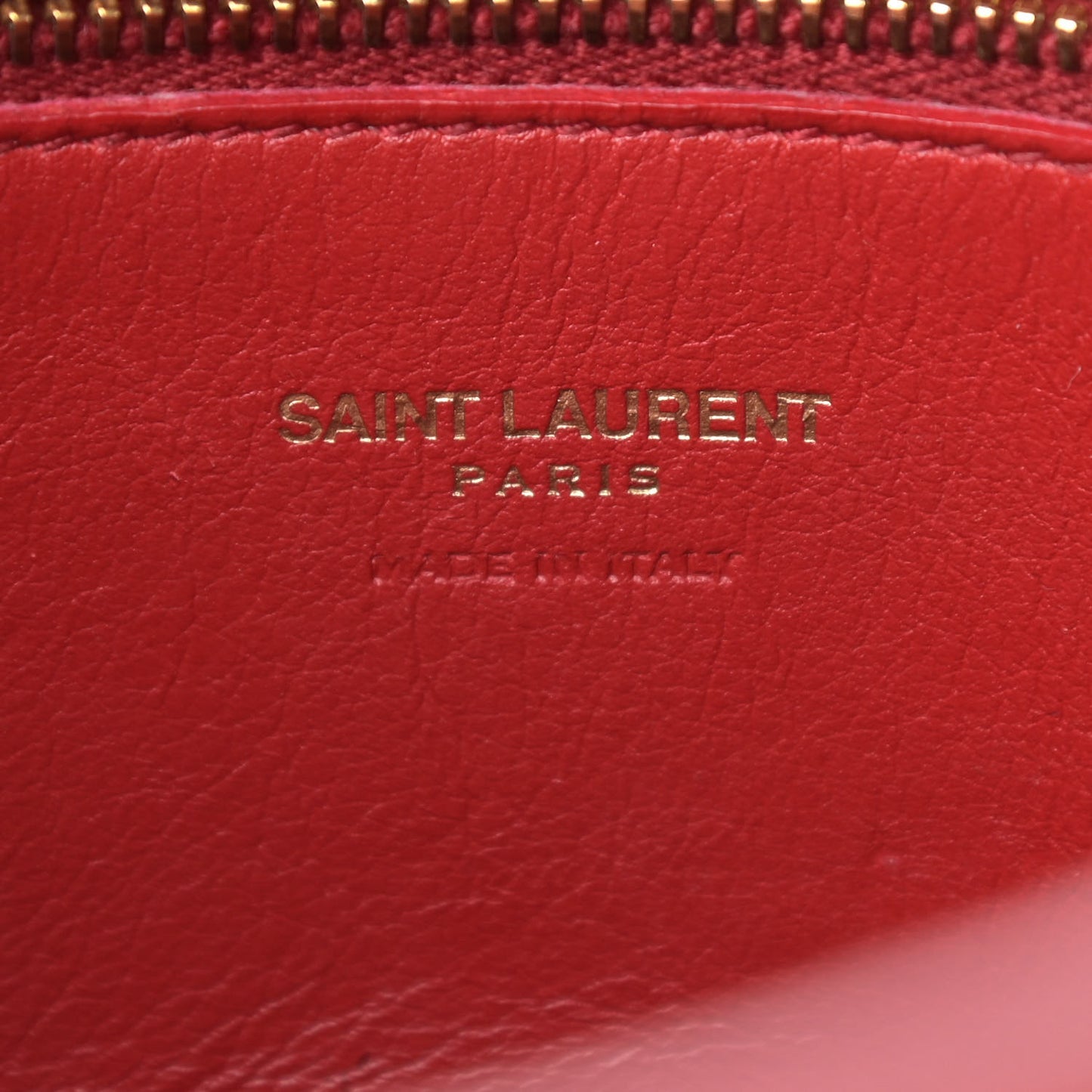 Calfskin Small Monogram Cabas Lipstick Red