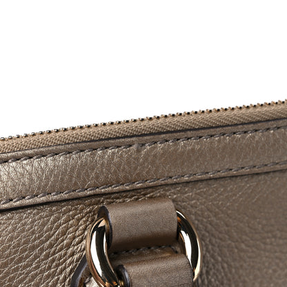 Gucci Metallic Cellarius Calfskin Small Soho Top Handle Satchel Golden Beige 14 of 17