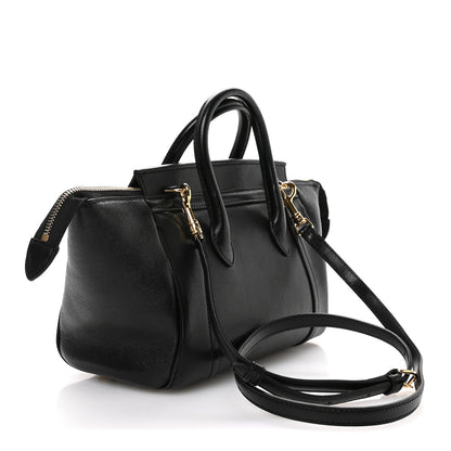 Celine Supple Shiny Lambskin Little New Luggage Black 3 of 10