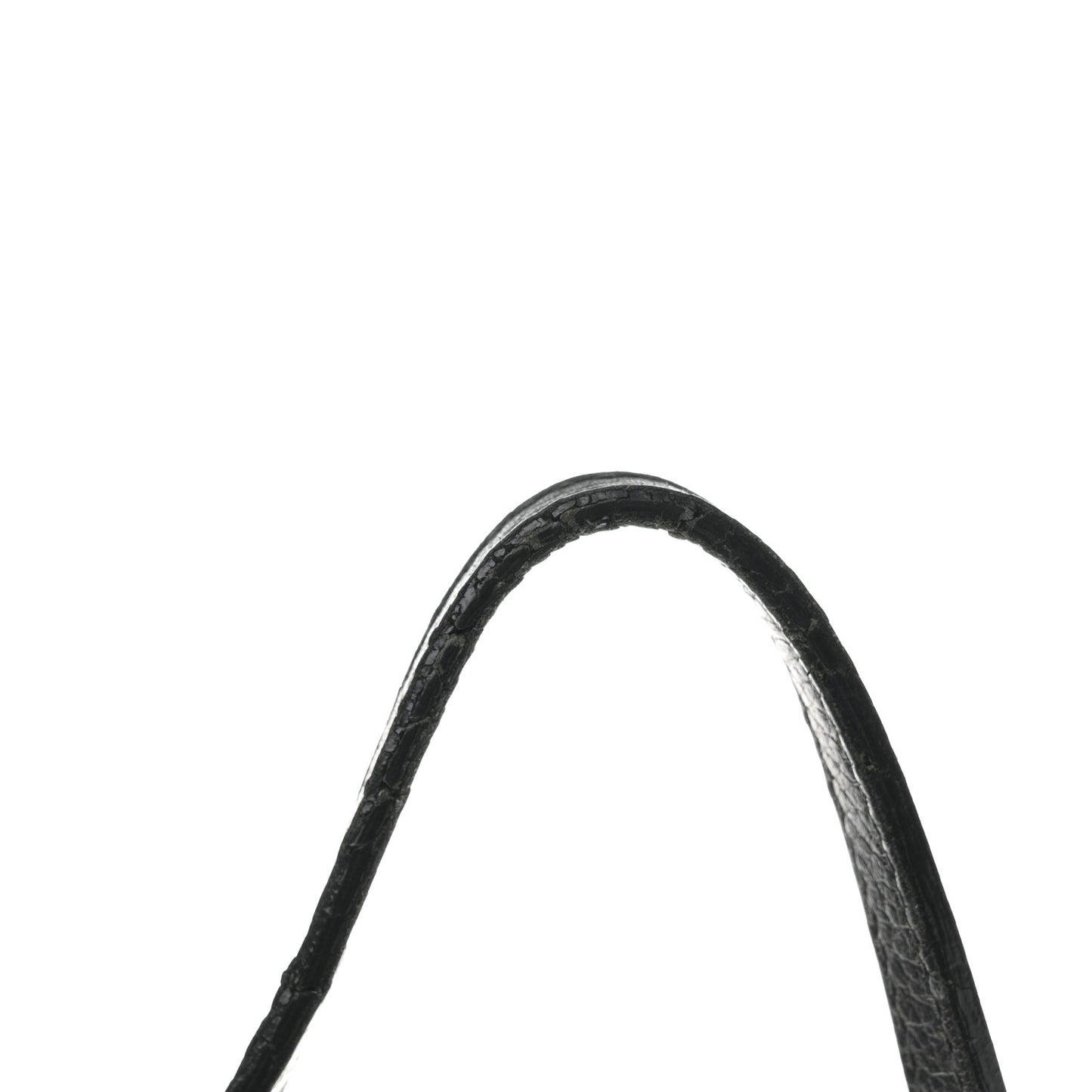 Pebbled Calfskin Medium Swing Tote Black