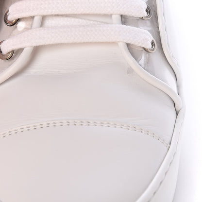 Chanel Calfskin PVC Womens CC Sneakers 39 White Transparent 9 of 10