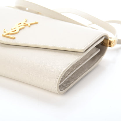 Saint Laurent Grain de Poudre Mini Uptown Crossbody Bag Porcellana 7 of 7