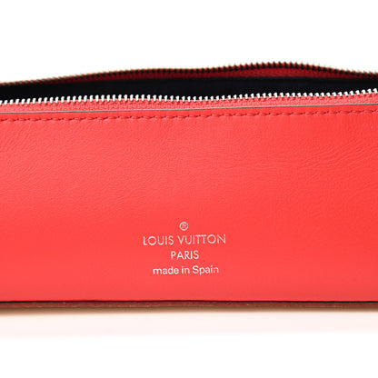 Louis Vuitton Monogram Elizabeth Pencil Pouch Red 6 of 7