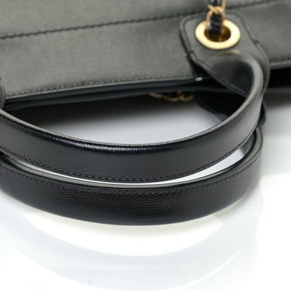 Chanel Caviar Small Studded Deauville Tote Black 16 of 17