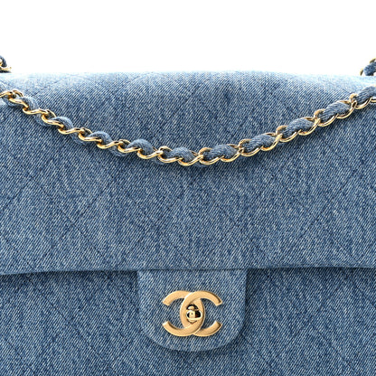 Chanel Denim Small Souplissimo Maxi Flap Blue 8 of 11