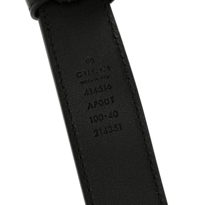 Gucci Calfskin Double G 30mm Belt 100 40 Black 5 of 7
