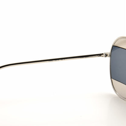Christian Dior Split 1 Aviator Sunglasses Silver 6 of 7