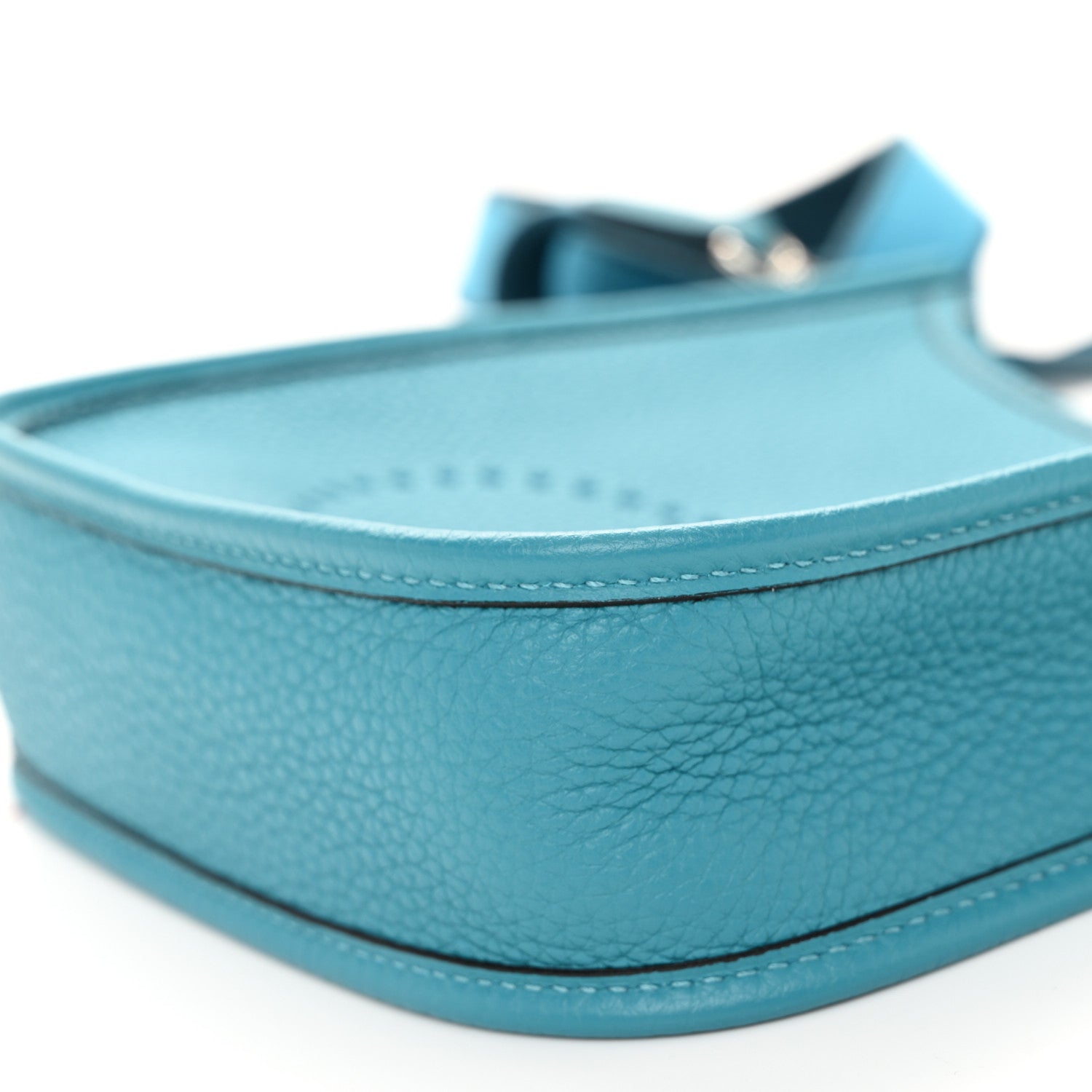 Hermes Taurillon Clemence Amazone Evelyne TPM Turquoise Colvert 10 of 10