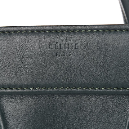 Celine Supple Calfskin Medium Phantom Luggage Bottle Green 6 of 12