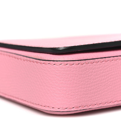 Valentino Garavani Grainy Calfskin Vlogo Pouch With Chain Candy Rose 8 of 10