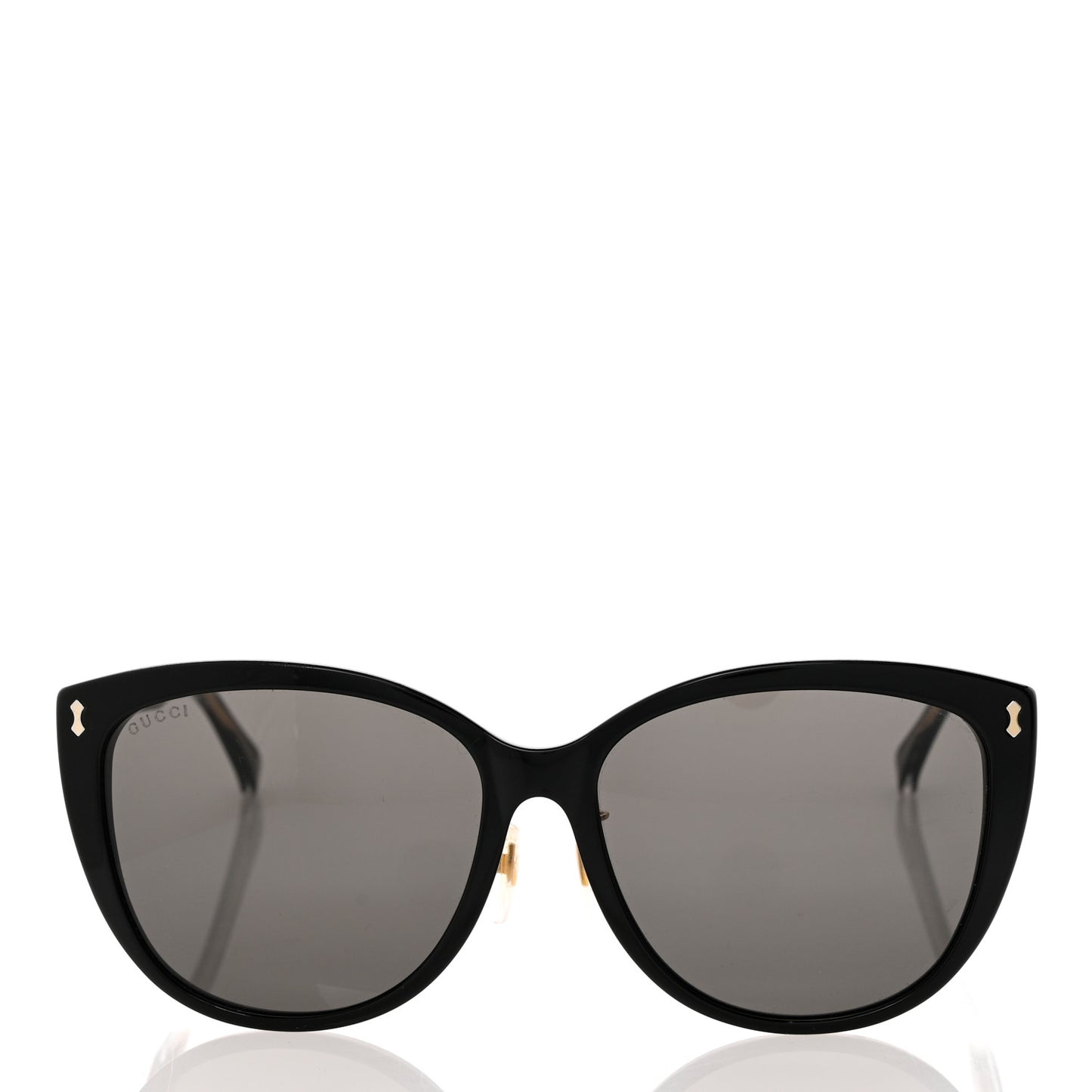 Acetate Cat Eye Sunglasses Black