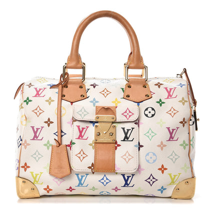 Louis Vuitton Monogram Multicolor Speedy 30 White 1 of 12