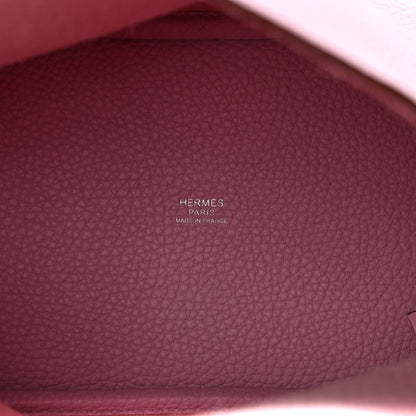 Hermes Taurillon Clemence Picotin Lock 18 PM Mauve Sylvestre 6 of 8