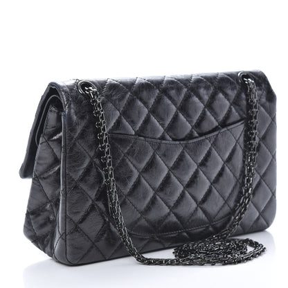 Chanel Aged Calfskin Quilted 2.55 Reissue 226 Flap So Black 3 of 16