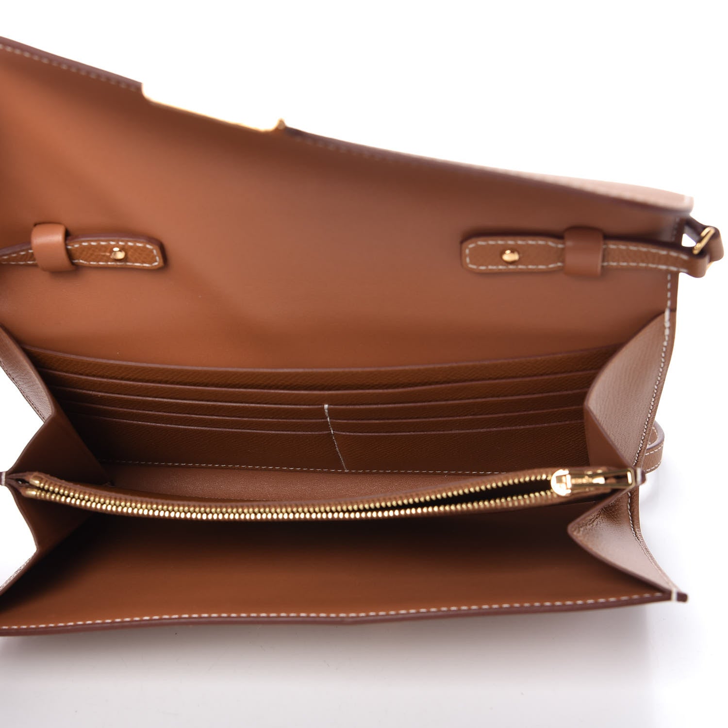 Hermes Epsom Constance Long Wallet To Go Gold 5 of 10