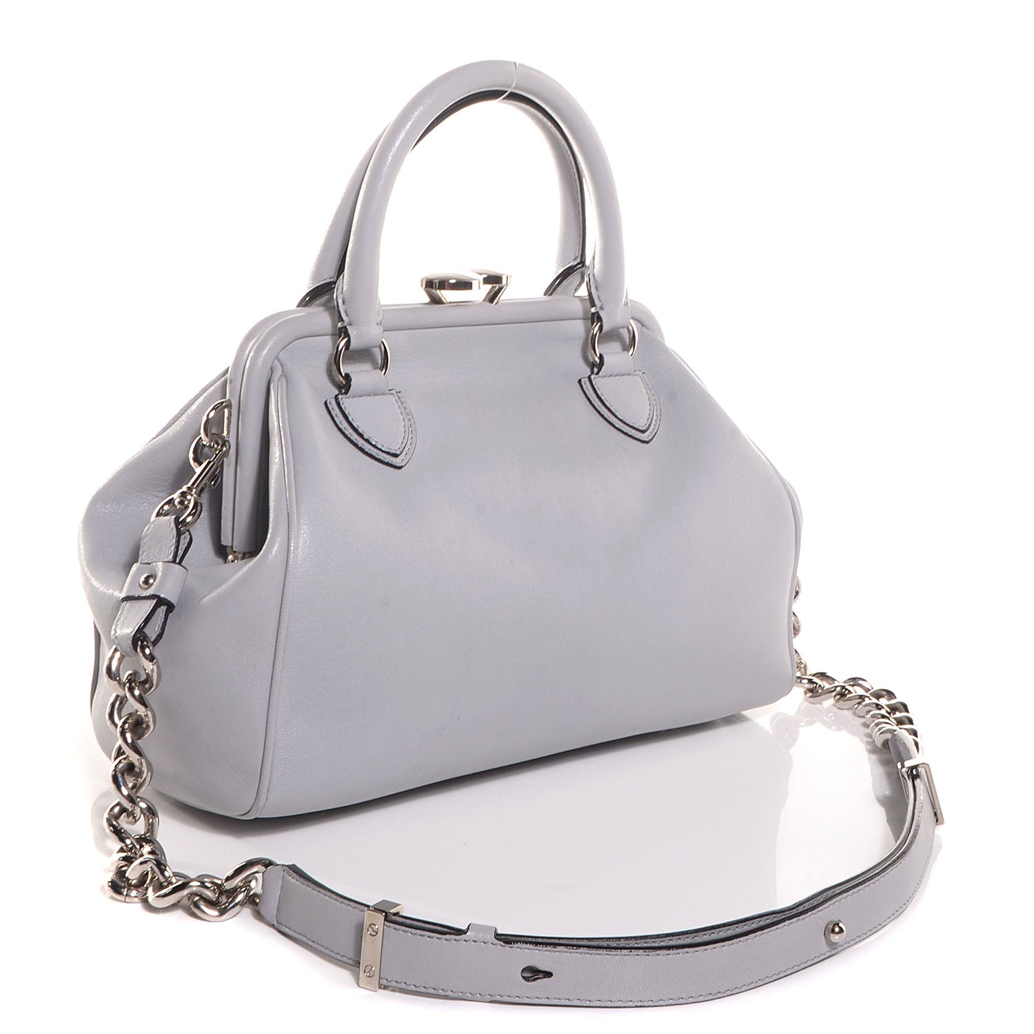 Marc Jacobs Lambskin Manhattan Mini Stam Grey 3 of 10