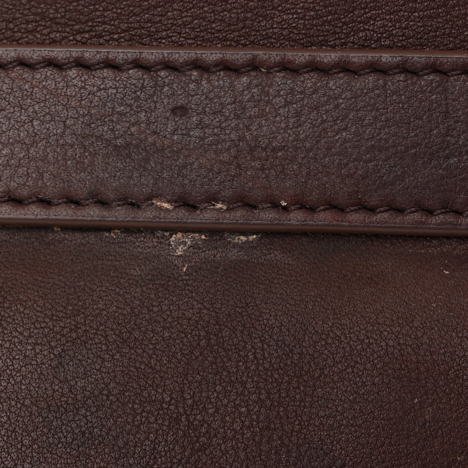 The Row Polished Saddle Calfskin Large Devon Bag Burgundy 10 of 11