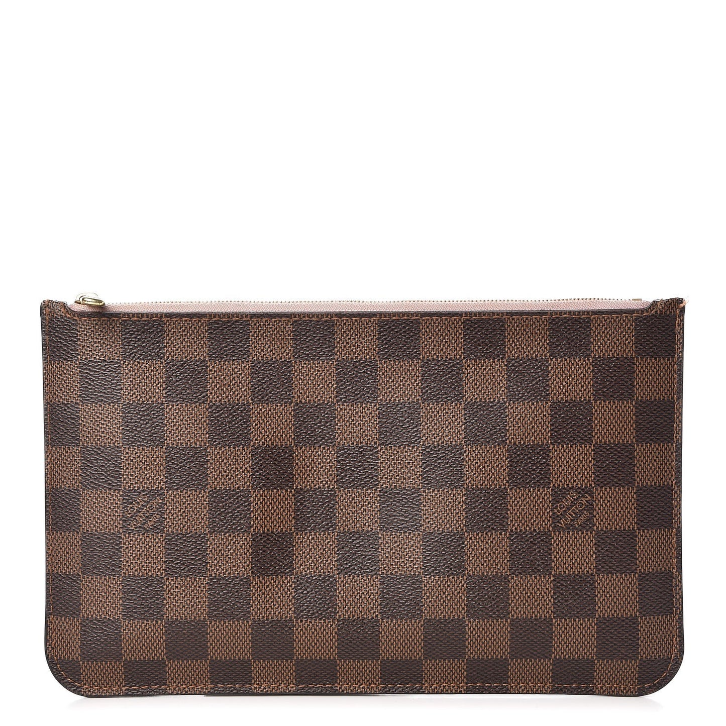 Damier Ebene Neverfull MM GM Pochette Rose Ballerine