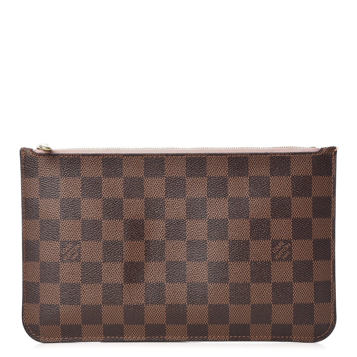 Louis Vuitton Damier Ebene Neverfull MM GM Pochette Rose Ballerine 1 of 13