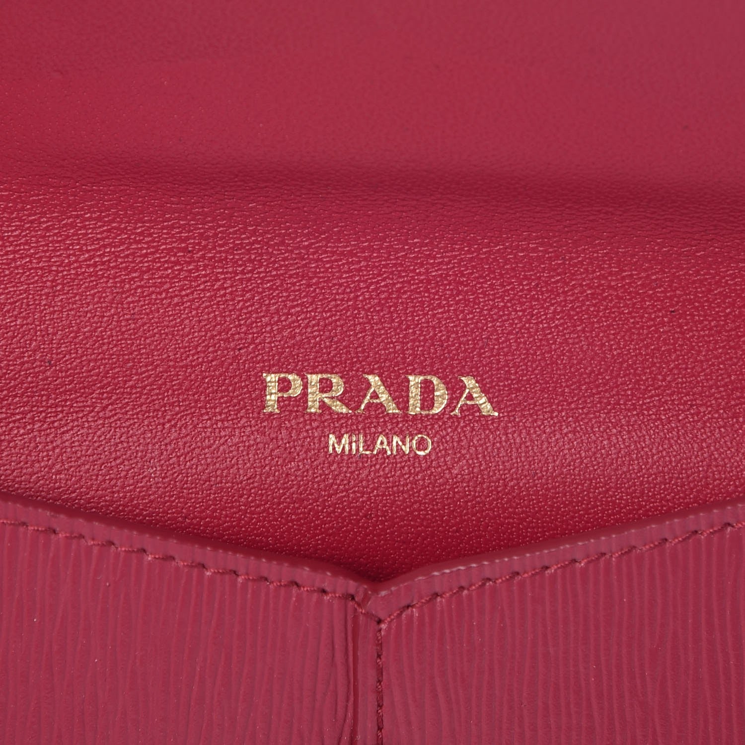 Prada Vitello Move Envelope Wallet Ibisco 6 of 8